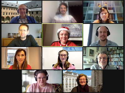 Screenshot of the videocall